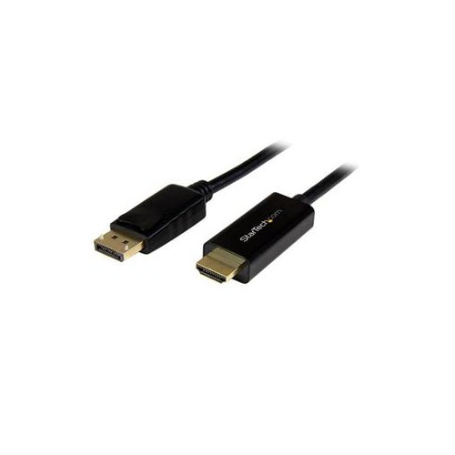 STARTECH ELIMINATE CLUTTER BY CONNECTING YOUR PC DIRECTLY TO AN HDMI DISPLAY  USING THIS SHORT 3FT CABLE-DISPLAYPORT TO H