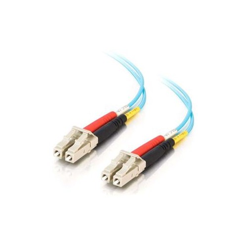 C2G CANADA  3M Lc-Lc 10GB 50/125 Om3 Duplex Multimode Pvc Fiber Optic Cable Aqua 33047