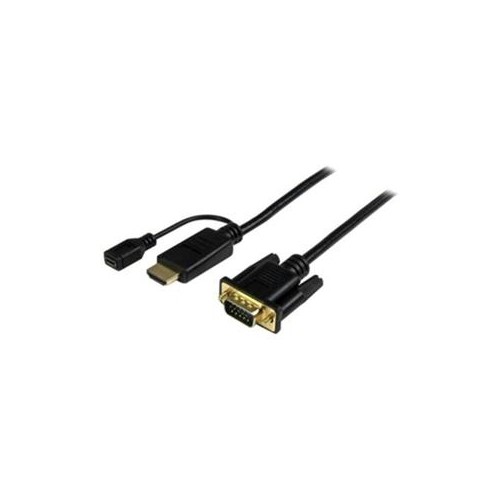 STARTECH ELIMINATE ADAPTERS BY CONNECTING YOUR HDMI SOURCE DIRECTLY TO A VGA MONITOR/PROJECTOR USING THIS 6FT ADAPTER CA