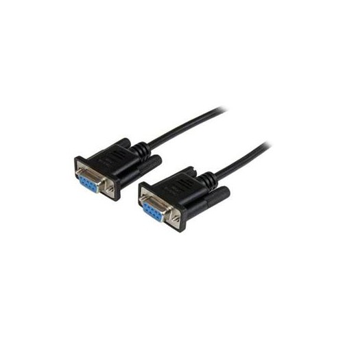 STARTECH CONNECT YOUR SERIAL DEVICES AND TRANSFER YOUR FILES 1M DB9 NULL MODEM CABLE DB9 FEMALE TO FEMALE CABLE RS232 NU