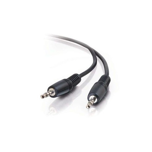 CABLES TO GO  C2G / 40415 3.5MM M/m Stereo Audio Cable (25 Feet) In Black
