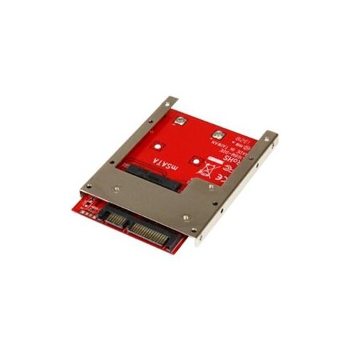 STARTECH CONVERT AN MSATA SSD INTO A 7MM HIGH 2.5IN SATA 6GBPS OPEN BRACKET SSD MSATA TO 2.5 7MM SATA ADAPTER MINI PCIE