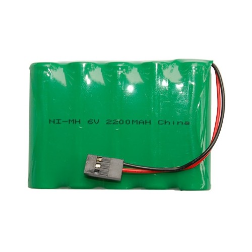 POWER PORTABLE  6 Volt Nimh Battery Pack (2200 Mah) With Hitech Plug