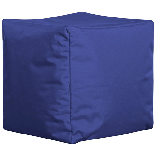 Cube Brava Contemporary Bean Bag Chair - Royal Blue