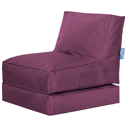 Fauteuil poire contemporain Twist Brava - Violet