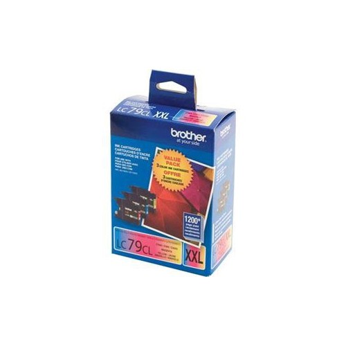 BROTHER LC793PKS SUPER HIGH YIELD INNOBELLA INK CARTRIDGE COMBO PACK CYAN/MAGENTA/YELLOW