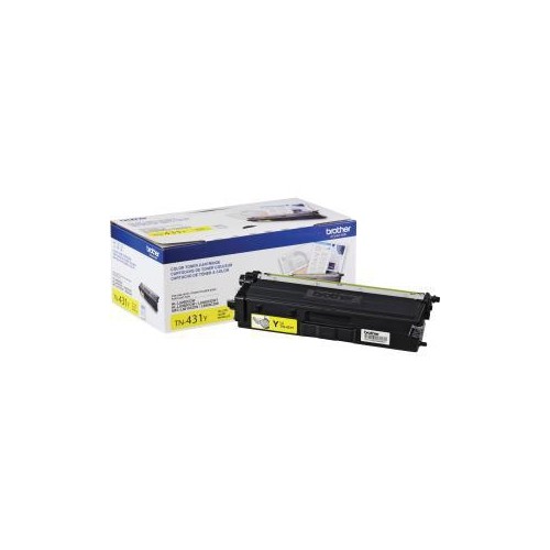 BROTHER PRINTER TN431Y STANDARD YIELD TONER-RETAIL PACKAGING , YELLOW