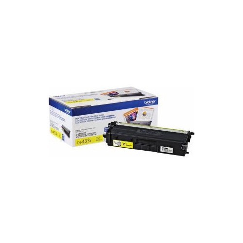 BROTHER TN433Y ORIGINAL TONER CARTRIDGE YELLOW LASER STANDARD YIELD 4000 PAGES