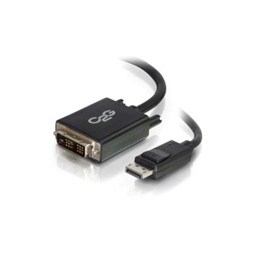 C2g 10ft Displayport Male To Single Link Dvi D Male Adapter Cable Black Dp To Dvi Best Buy Canada