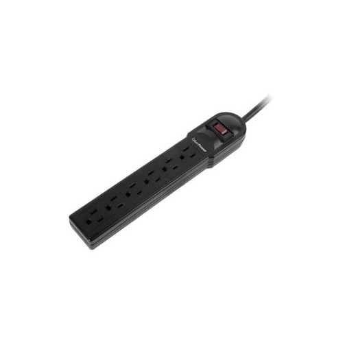 CYBERPOWER CSB604 ESSENTIAL 6-OUTLETS SURGE SUPPRESSOR WITH 900 JOULES AND 4FT CORD