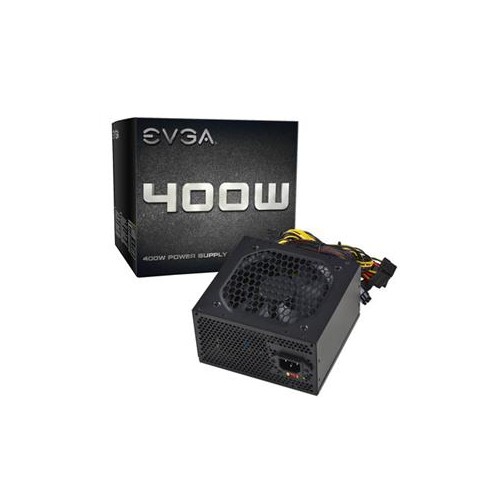 EVGA 400W POWER SUPPLY ATX12V/EPS12V 120 V AC, 220 V AC INPUT VOLTAGE 3.3 V DC, 5 V DC, 12 V DC, -12 V DC, 5 V DC OUTPUT