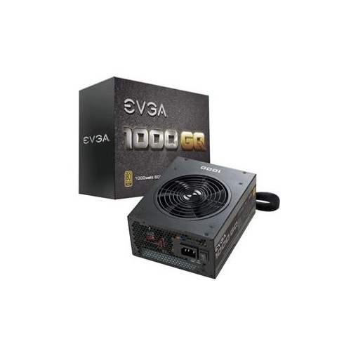 EVGA 1000 GQ, 80+ GOLD 1000W, SEMI MODULAR, EVGA ECO MODE, 5 YEAR WARRANTY, POWER SUPPLY 210-GQ-1000-V1