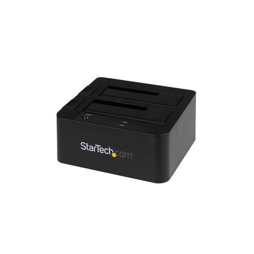 STARTECH EASILY CONNECT AND SWAP TWO 2.5 OR 3.5IN SATA III DRIVES THROUGH  ESATA OR USB 3.0 DOCKING STATION 2.5 HDD DOCKI