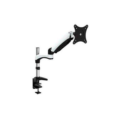 AMER NETWORKS SINGLE ARM ARTICULATING MONITOR MOUNT. SUPPORTS 15 TO 28" MONITOR. VESA MOUNTING SUPPORT. CLAMP BASE HYDRA