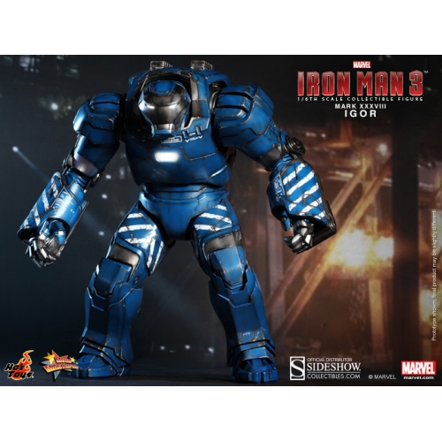 MARVEL  Iron Man 3 16 Inch Action Figure Movie Masterpiece Series - Iron Man - Igor - Mark Xxxviii Sideshow