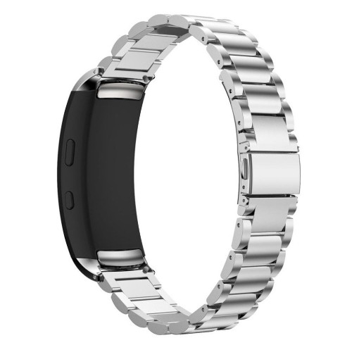 STRAPSCO  Genuine Stainless Steel H-Link Strap for Samsung Gear Fit2 In Multicolor