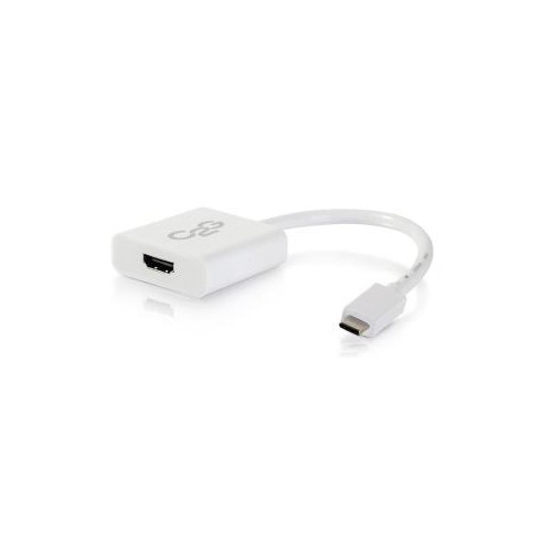 C2G 29475 USB 3.1 USB-C TO HDMI AUDIO/VIDEO ADAPTER EXTERNAL VIDEO ADAPTER USB 3.1 HDMI WHITE