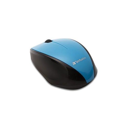 VERBATIM WIRELESS MULTI-TRAC BLUE LED OPTICAL MOUSE, BLUE 97993