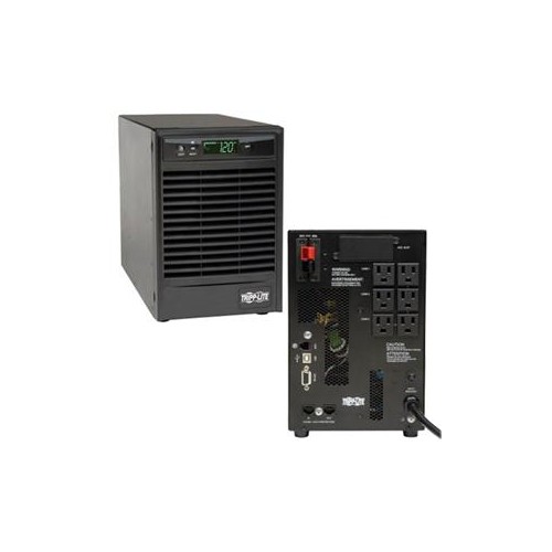 TRIPP LITE SU1000XLCD 1000VA 120V USB DB9 SNMP RT 900-WATTS UPS SMART ONLINE LCD TOWER