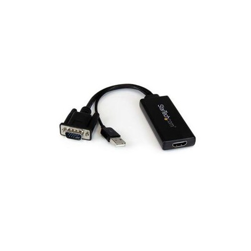 STARTECH CONVERT A VGA SIGNAL FROM A LAPTOP OR DESKTOP TO HDMI USB-POWERED CONVERT VGATO HDMI VGA TO HDMI CONNECTOR VGA