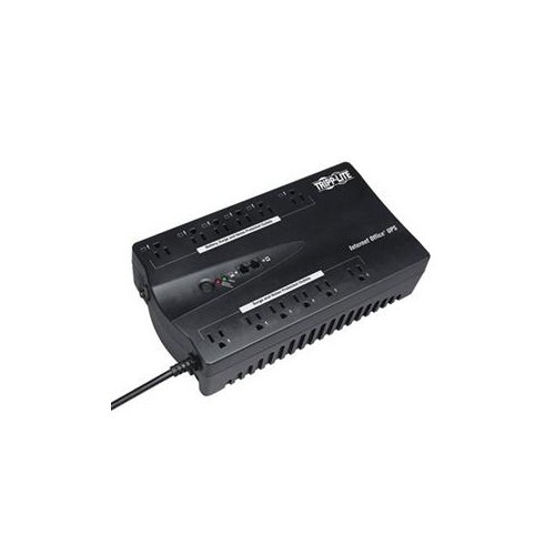TRIPP LITE 750VA UPS DESKTOP BATTERY BACK UP, 12 OUTLET, 450W 120V STANDBY, ULTRA-COMPACT, USB