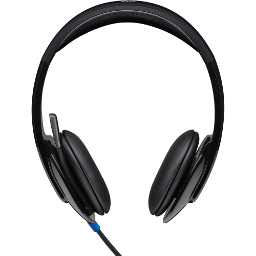 Logitech H540 USB Headset with Soft Leatherette Pads and Stereo Sound