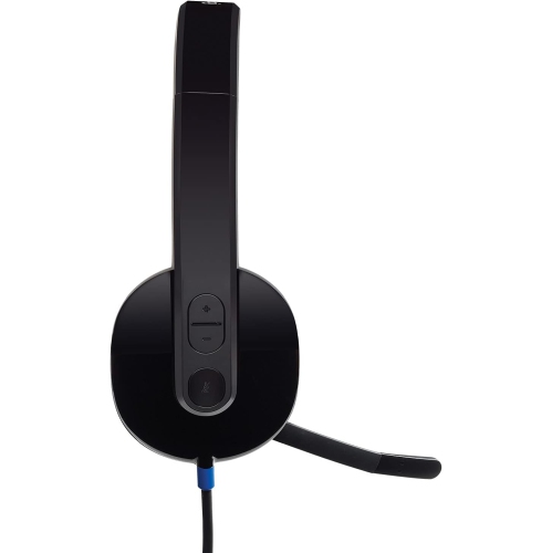 Logitech H540 USB Headset with Soft Leatherette Pads and Stereo Sound