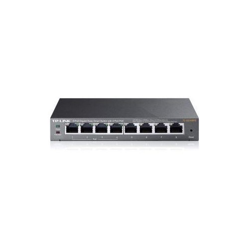 TP-LINK SWITCH TL-SG108PE 8-PORT 10/100/1000MBPS RJ45 GIGABIT EASY SMART SWITCH WITH 4-PORT POE RETAIL