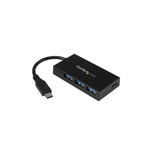 STARTECH CANADA  Startech Add One USB Type-C And Three USB Type-A Ports (5GBps) to Your Laptop USB Multiport Adapter USB Powered Hub USB