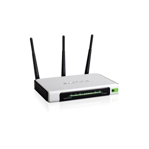 TP-LINK 450MBPS WIRELESS N ROUTER QUALCOMM 3T3R 2.4GHZ 802.11B/G/N 1 10/100M WAN +4 10/100M LAN 3 FIXED ANTENNAS 2 YEARS