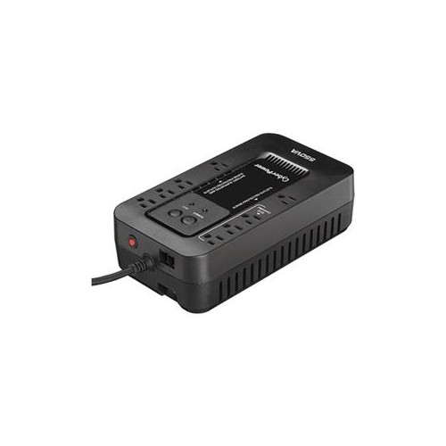 CYBERPOWER EC550G 550VA COMPACT 120V 5-15P STANDBY 8OUT 5-15R 5FT CORD RJ11