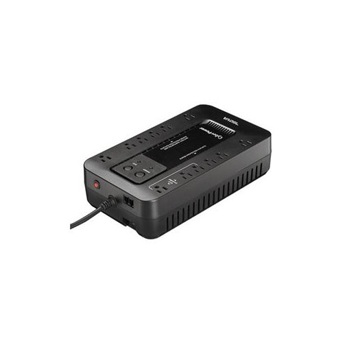CYBERPOWER EC750G 750VA COMPACT 120V 5-15P STANDBY 12OUT 5-15R 5FT CORD RJ11