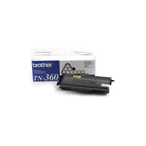 BROTHER TN-360 TONER CARTRIDGE BLACK UP TO 2600 PAGES AT 5% COVERAGE HL2140 HL2170W TN360