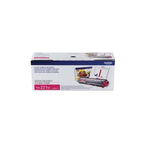 BROTHER TN221M MAGENTA TONER CARTRIDGE FOR HL-3140CW/HL-3170CDW/