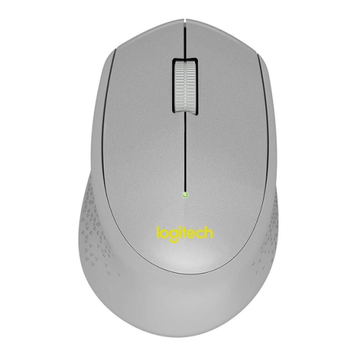 Grande souris sans fil M330 Silent plus de Logitech - Argenté