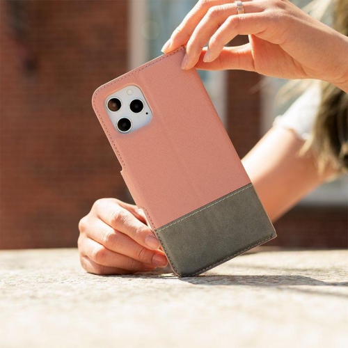 iPhone SE 2nd Gen - Broadway Magnetic Wallet Folio, Rose Gold