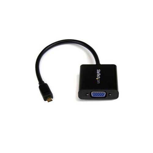 STARTECH CONNECT A MICRO HDMI EQUIPPED SMARTPHONE OR TABLET PC TO YOUR VGA DISPLAY OR PROJECTOR MICRO HDMI TO VGA ADAPTE