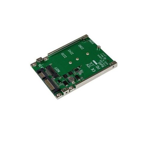 STARTECH CONVERT AN M.2 SSD INTO A 7MM HIGH 2.5IN SATA 6GBPS OPEN FRAME SSD M.2 SSD TO2.5IN SATA ADAPTER SUPPORTS B KEY