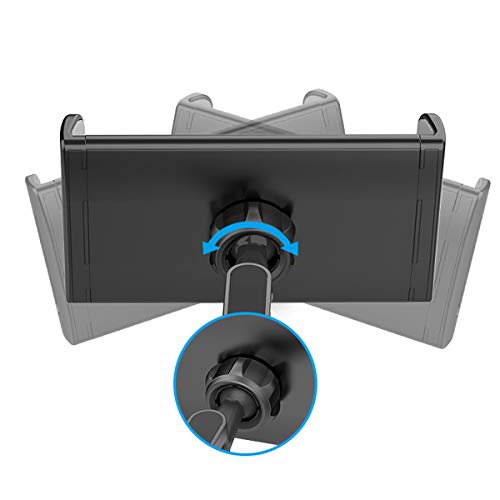 MIIUSupport de tablette pour voiture, support d'appui-tête compatible avec smartphones, tablettes, iPad, Galaxy Tab avec