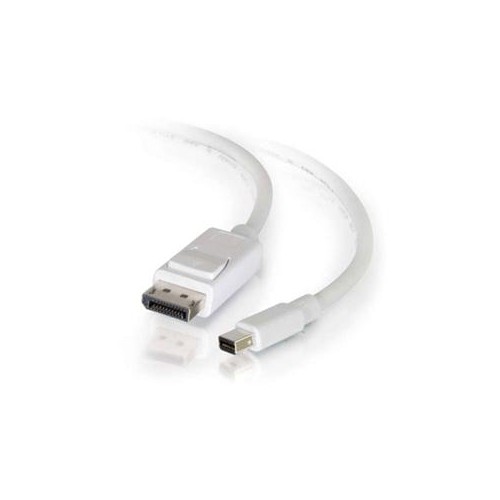 C2G/CABLES TO GO 54298 MINI DISPLAYPORT TO DISPLAYPORT ADAPTER CABLE M/ M, WHITE