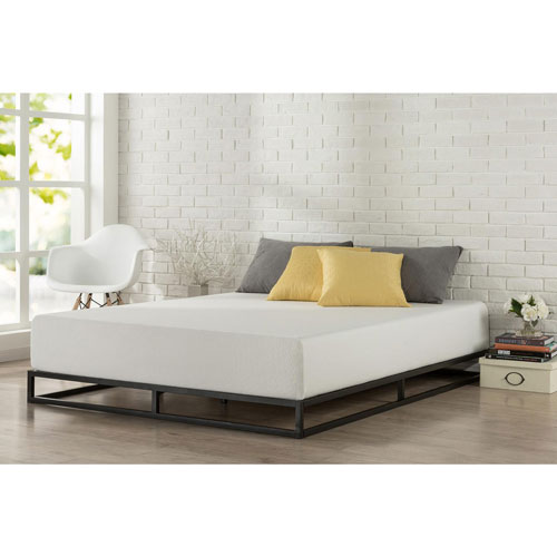 Zinus Platforma Contemporary 6 Platform Bed Double Black Zinus Platforma Contemporary 6
