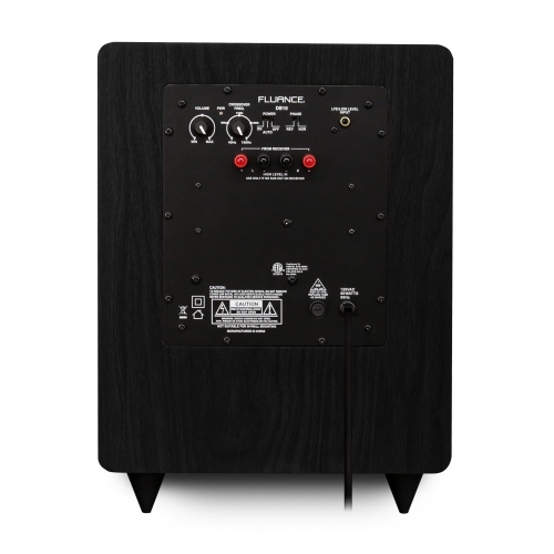 Fluance Signature HiFi Surround Sound Home Theater 5.1 Speaker System - Black Ash