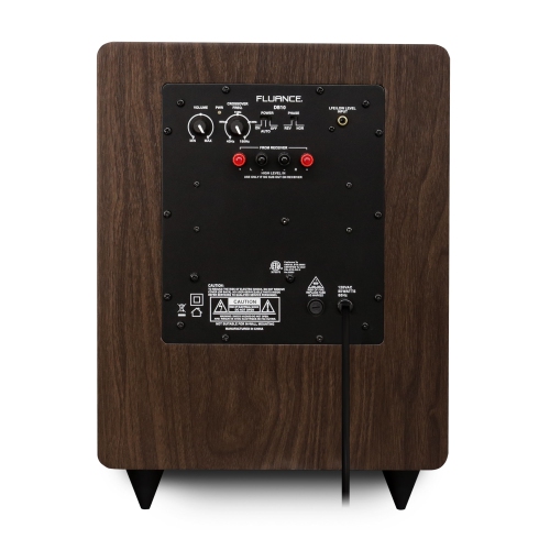 Fluance Signature HiFi Compact Surround Sound Home Theater 5.1 Speaker System - Natural Walnut