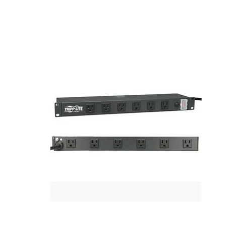 TRIPP LITE 1U RACK-MOUNT POWER STRIP, 120V, 15A, 5-15P, 12 OUTLETS, 15.0 FEET CORD (RS-1215