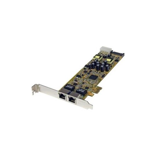 StarTech DUAL PORT PCI EXPRESS GIGABIT ETHERNET NETWORK CARD ADAPTER 2 PORT PCIE NIC 10/100/100 SERVER ADAPTER WITH