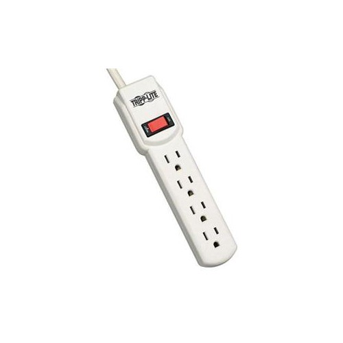 TRIPP LITE PROTECT IT 4-OUTLET HOME COMPUTER SURGE PROTECTOR STRIP 4-FT CORD 450 JOULES TLP404
