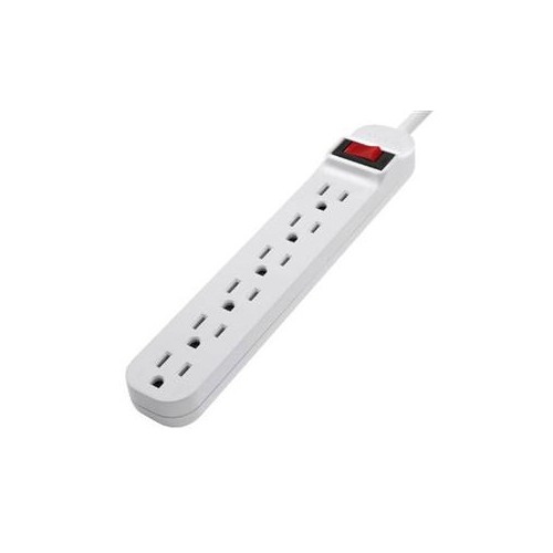 BELKIN 6-OUTLET POWER STRIP WITH 5-FOOT RIGHT-ANGLED POWER PLUG, F9P609-05R-DP