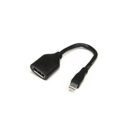 STARTECH CONNECT YOUR DISPLAYPORT MONITOR TO A STANDARD MINI DISPLAYPORT SOURCE 6IN MINI DISPLAYPORT TO DISPLAYPORT ADAP