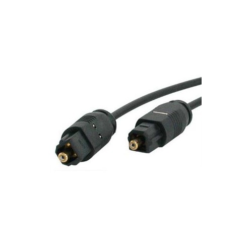 STARTECH CABLE THINTOS6 6 FEET TOSLINK DIGITAL OPTICAL SPDIF AUDIO CABLE BLACK RETAIL