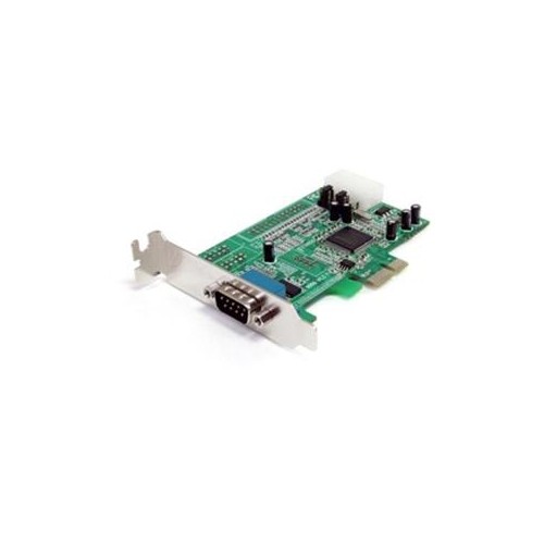 StarTech 1 Port Low Profile Native RS232 PCIe Serial Card w/16550 UART